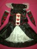 Adult Female Costumes to Hire - Alice - Queen of hearts with belt & gloves